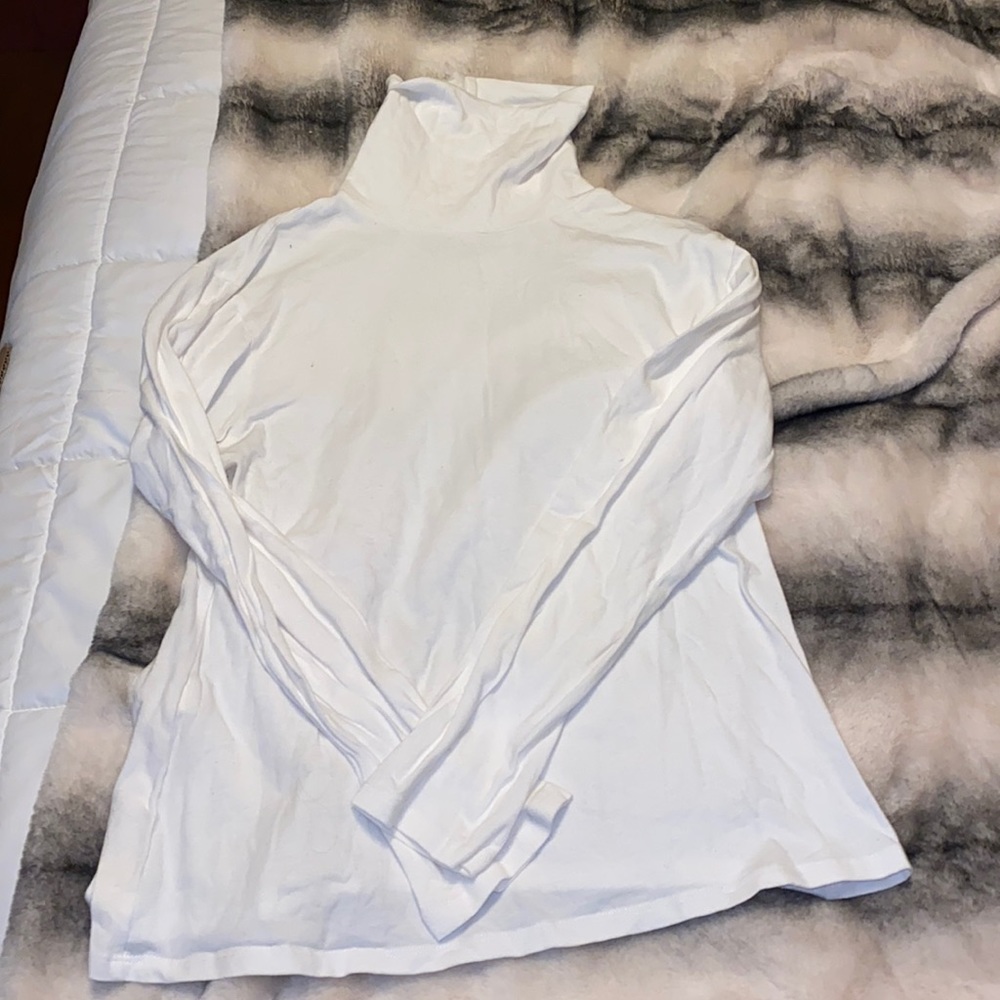 White Turtleneck LongSleeve